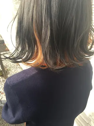 カラー MERu/高橋裕之 /レイヤー/艶カラーのヘアスタイル