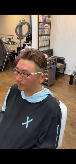 ショート メンズ 菅野 誠のヘアスタイル