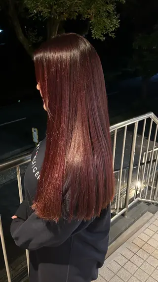 ロング カラー twig 山田 永嶋芽衣のヘアスタイル