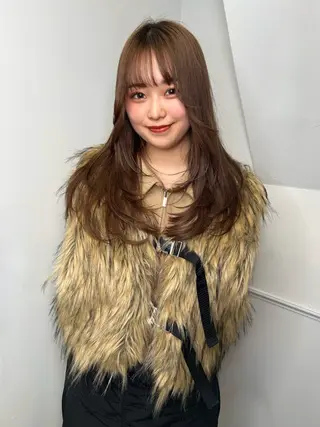 ロング カラー 透明感カラー/レイヤ ー🌙Honokaのヘアスタイル