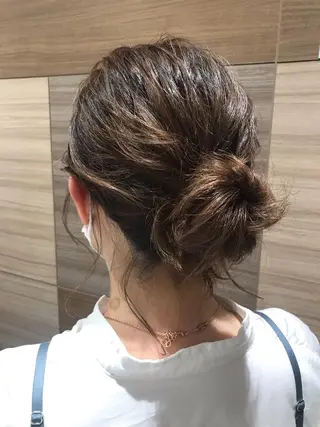 ミディアム ヘアセット/メンズ パーマChihoのヘアスタイル