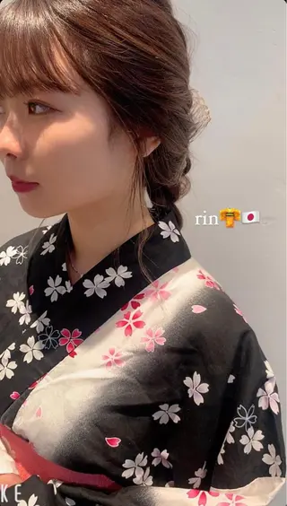 カラー RISAKO レイヤーカット🎀のヘアスタイル