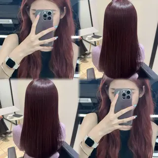ロング カラー ブリーチなしカラー kana🐱のヘアスタイル