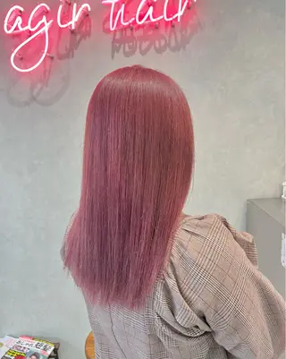 ロング カラー ヘアアレンジ 髪質改善ストレート sotaのヘアスタイル
