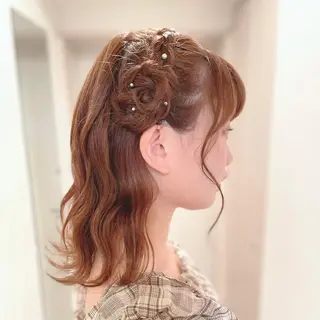 ヘアアレンジ イーチブライト EachBrightのヘアスタイル