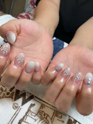 ネイル rukianail 新里のネイルデザイン