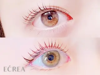 パーマ ECREA rinaのマツエク・マツパデザイン
