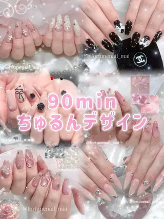 ネイル 🎀Mai 🎀7/7🈳⟡.·のネイルデザイン