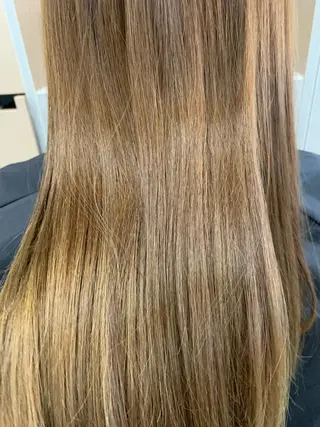 ロング カラー ボブパーマコテ巻き風 パーマNo1深江秀平のヘアスタイル