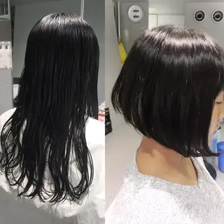 ショート 中江 麻友のヘアスタイル
