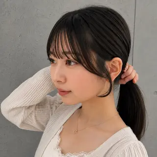 セミロング 古田夏鈴 /モデル募集中のヘアスタイル
