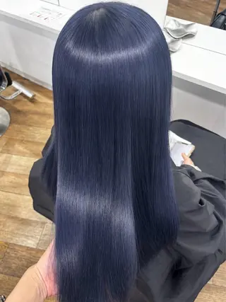 セミロング ブリーチ/ダブルカラ ー🍀mizukiのヘアスタイル