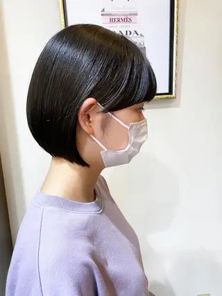 ショート 三瓶 智広のヘアスタイル