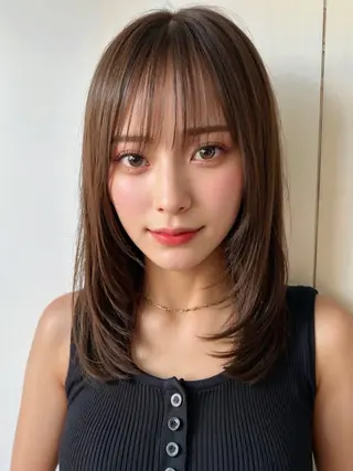 ミディアム ヘアアレンジ 北村 誉 /パーソナルカラーのヘアスタイル