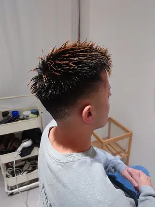 ショート ナカヤマ ヒロトのヘアスタイル