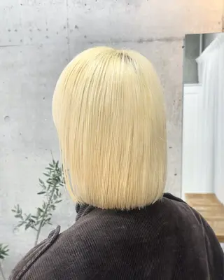ミディアム カラー ブリーチカラー/ 純心のヘアスタイル
