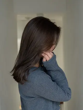 ミディアム カラー navile原宿 yumaのヘアスタイル