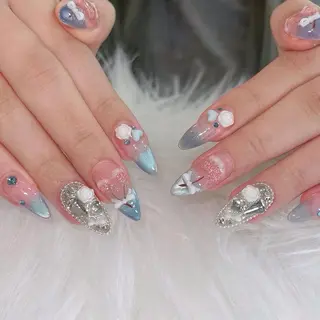 ネイル Sora  Nail 長さ出し専門店のネイルデザイン