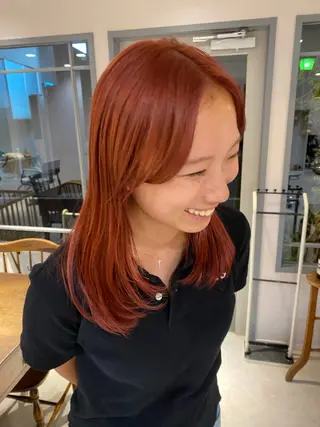 ミディアム カラー 【仙川】 セリナ‎のヘアスタイル