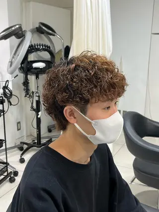 メンズ 吉祥寺メンズパーマ 🔥Reoのヘアスタイル