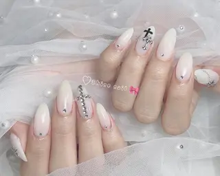 ネイル サイナネイル🎀 長さ出し専門店のネイルデザイン
