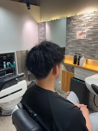 ミディアム パーマ メンズ FRISEUR/高瀬 晴乃祐のヘアスタイル