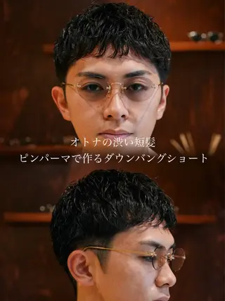 メンズ メンズパーマ いしだ りょうのヘアスタイル