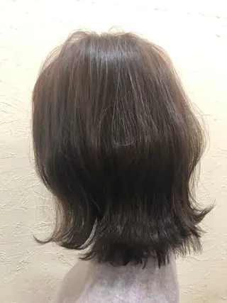 ミディアム 美髪・透明感カラー 西川仁弥のヘアスタイル