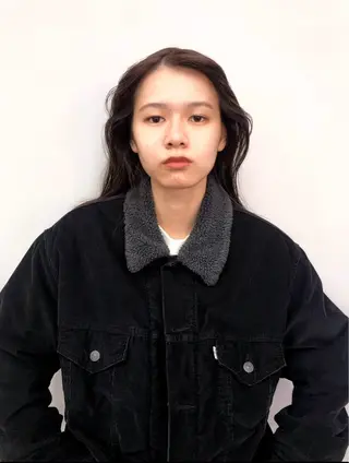 ミディアム hirose hitomiのヘアスタイル