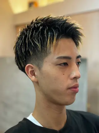 ショート メンズ 藤原 虎次郎のヘアスタイル