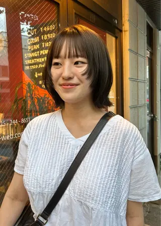ミディアム ORe'S HAIR BE　GLaDまなみのヘアスタイル