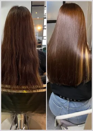 セミロング 村上ゆうすけ 髪質改善🪞縮毛矯正のヘアスタイル