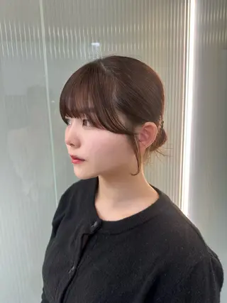 セミロング カラー 武田 聖菜のヘアスタイル