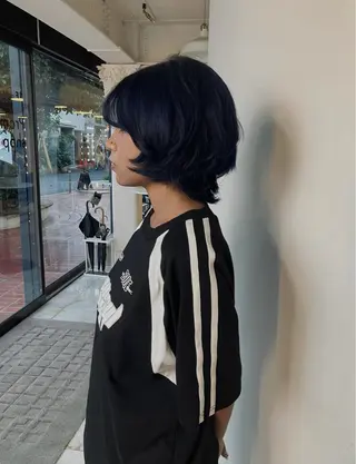 ショート カラー Hanaka🪷 ニュアンス×レイヤーのヘアスタイル
