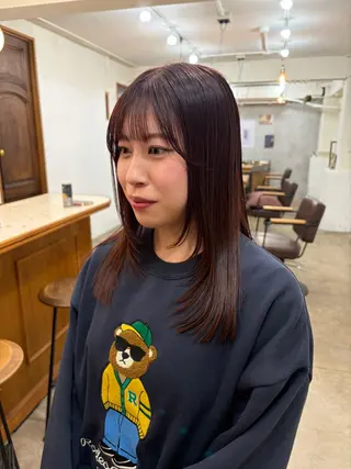 ミディアム カラー ayano🫧 《CIEN》のヘアスタイル