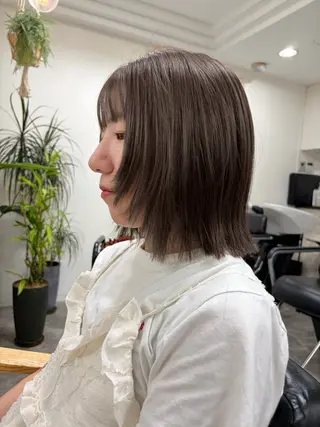 ショート カラー ヘアアレンジ misa🫧ナチュラ ル縮毛矯正/髪質改善のヘアスタイル