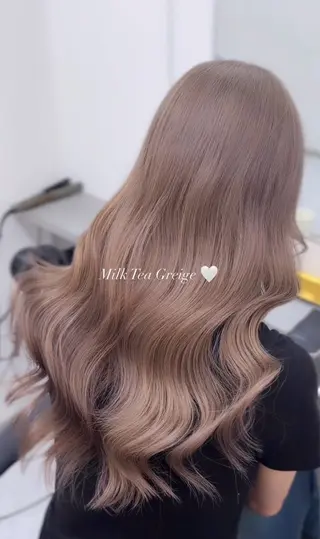 ロング カラー レイヤー透明感カラー ブリーチ🎀オトハのヘアスタイル