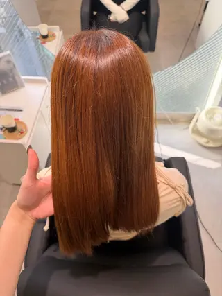 セミロング カラー IENA髪質改善 honokaのヘアスタイル