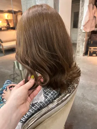 ミディアム カラー お任せヘア☘️☘️ 及川渚のヘアスタイル