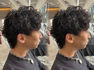 パーマ メンズ 澤田 大翔のヘアスタイル