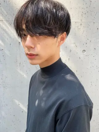 ショート パーマ メンズ おしゃれパーマ メンズ特化/みーまんのヘアスタイル