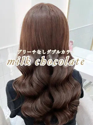 ロング カラー ヘアアレンジ ガーリーカラー🩷 ユウ🍓💞のヘアスタイル