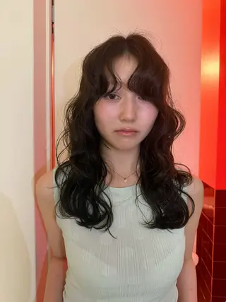 ロング カラー SEE.カシワバラ リコのヘアスタイル