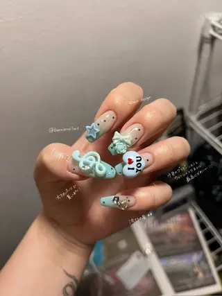 ネイル KUU🎀完全個室 フィルイン対応のネイルデザイン