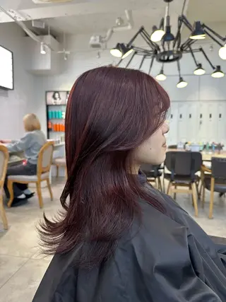 セミロング 韓国ヘアメンズ・レデ ィース特化ミクのヘアスタイル