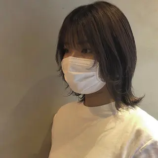 ミディアム yajima Moemiのヘアスタイル