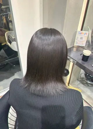 ミディアム カラー Lond enika 🖤aoi🖤のヘアスタイル