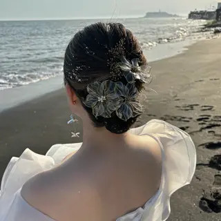 ロング 艶•透明感カラー フィーシーのヘアスタイル