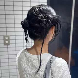 ヘアアレンジ Nagi /ヘアメ /艶カラー/メンズのヘアスタイル