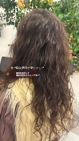 ロング パーマ :)) Konoha⋆｡˚✩のヘアスタイル
